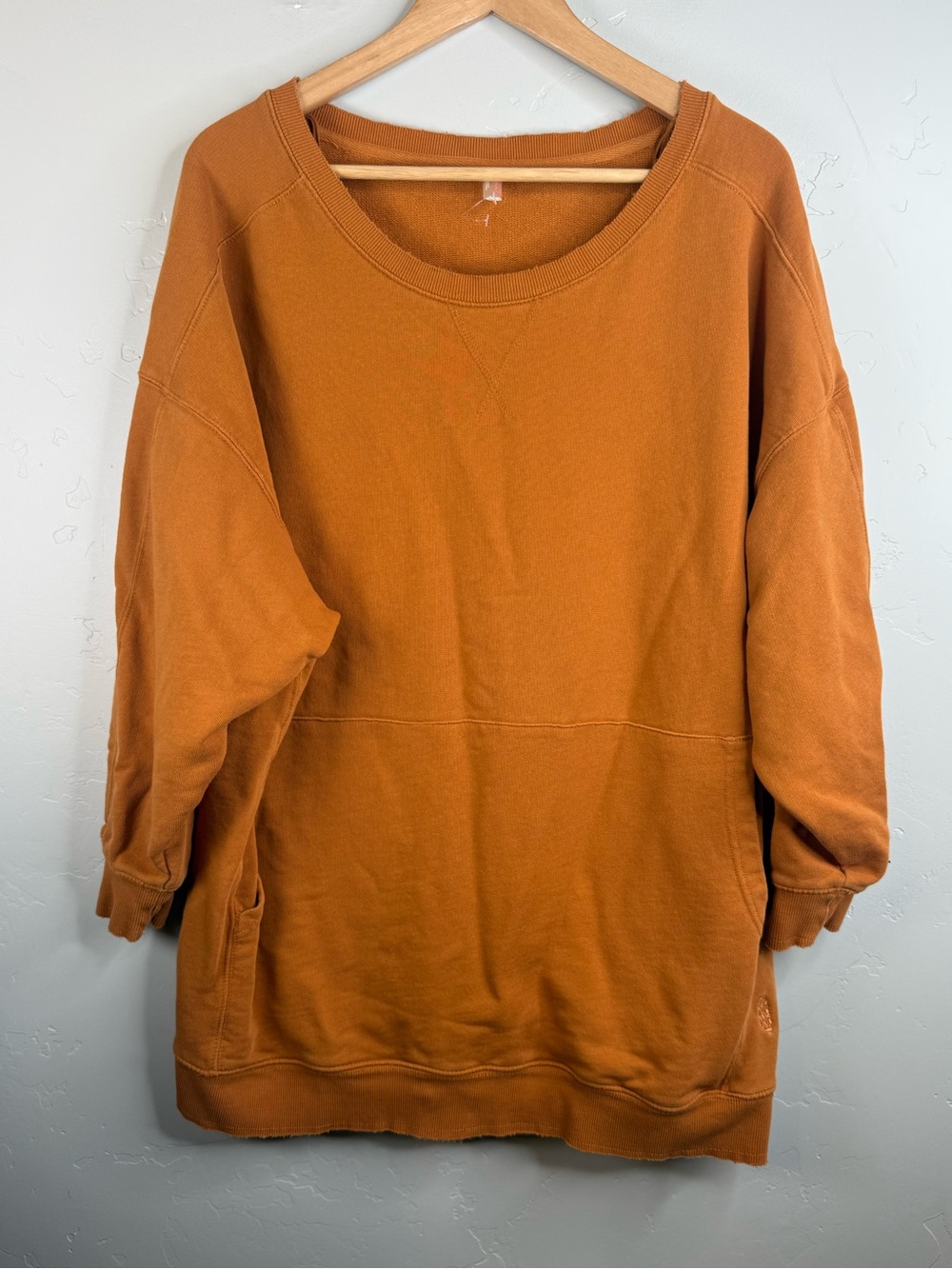 Free People FP Movement Metti Crewneck Pullover Sweatshirt Tunic Small - Picture 2 of 10